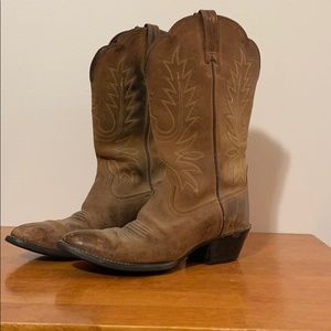 Vintage look western boots